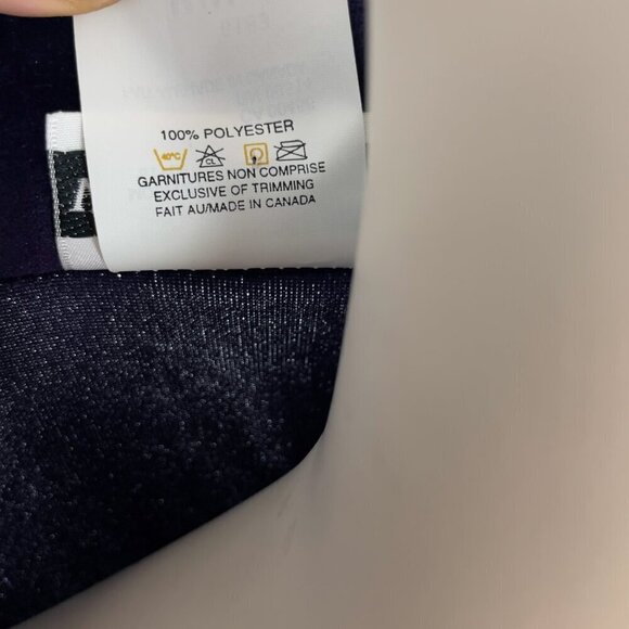 VANITY FAIR VTG Velvet Deep Purple Floral Shawl‎ Collar Robe sz M - Picture 7 of 8